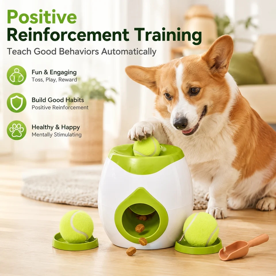 Automatic Dog Ball Launcher, I - огляд і ціна Interactive Squeaky Plush Dog Toy