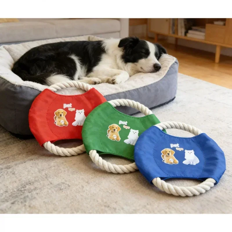 Internet Celebrity Pet Cotton  - огляд і ціна Flying Disc Dog Training Toy