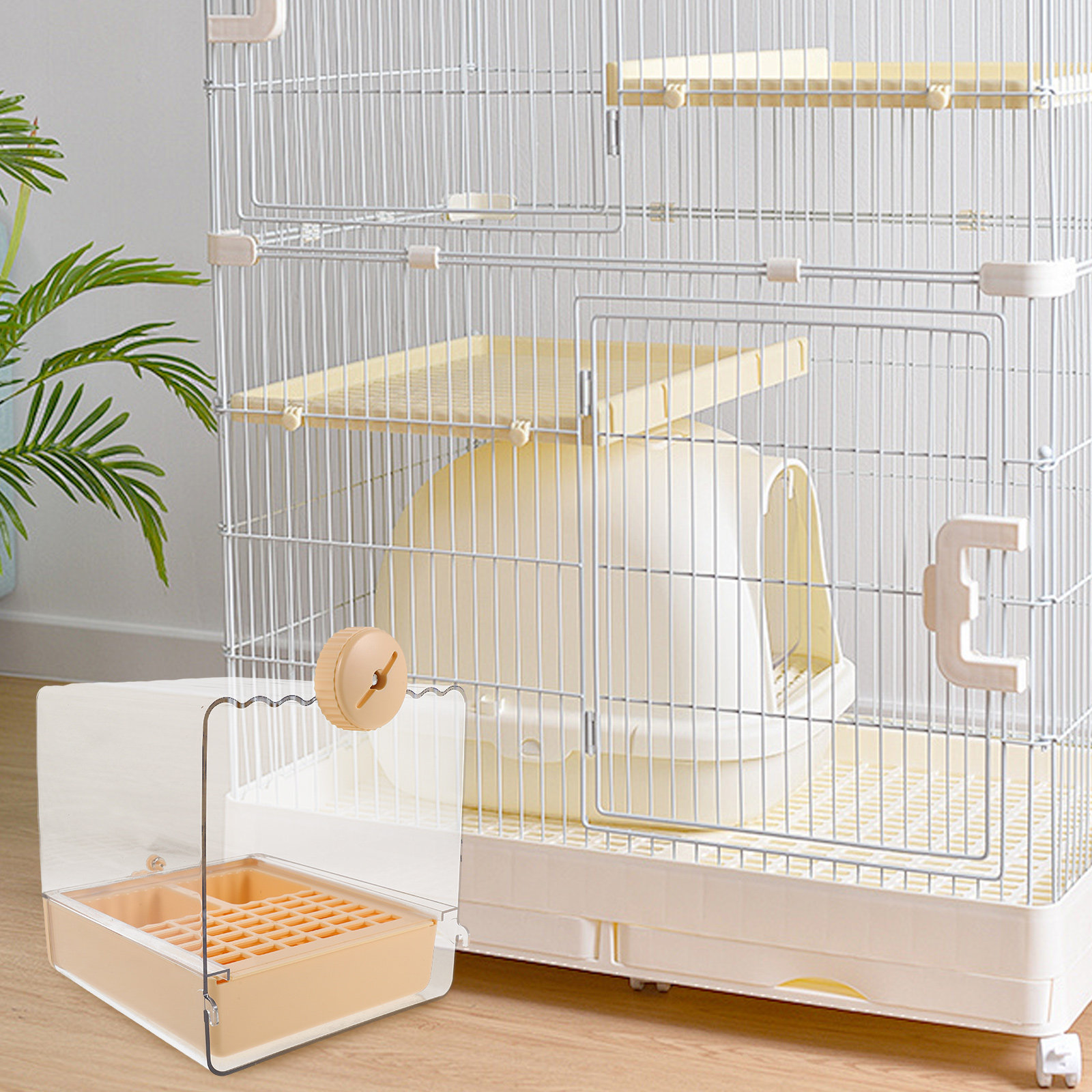Hanging Bird Bath Bowl Cage Pe - огляд і ціна Pet Feeders