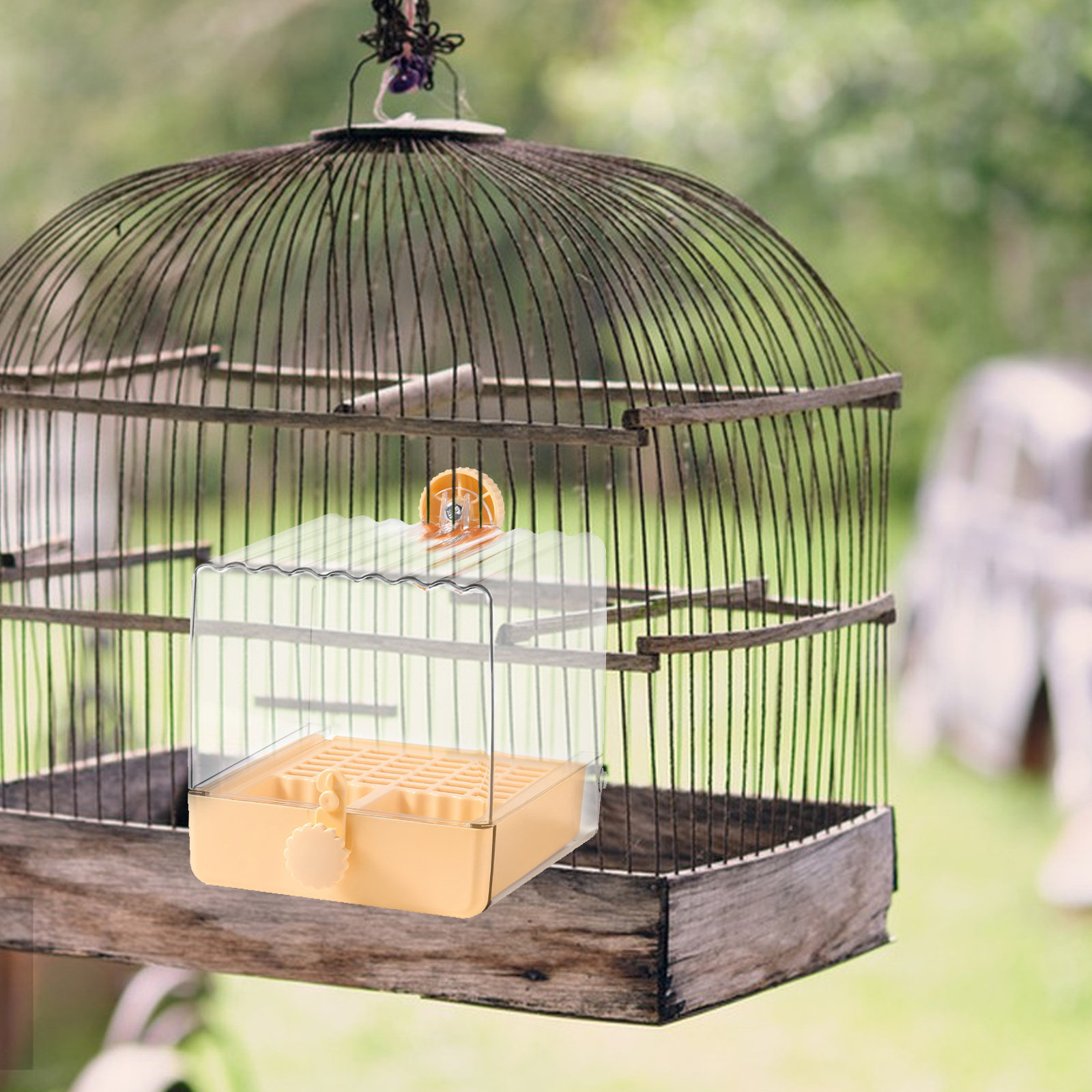 Hanging Bird Bath Bowl Cage Pe - огляд і ціна Pet Feeders