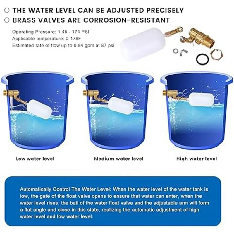 1/2 Inch Float Valve, For Pond - огляд і ціна Aquarium