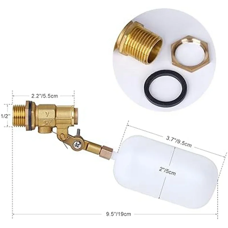 1/2 Inch Float Valve, For Pond - огляд і ціна Aquarium
