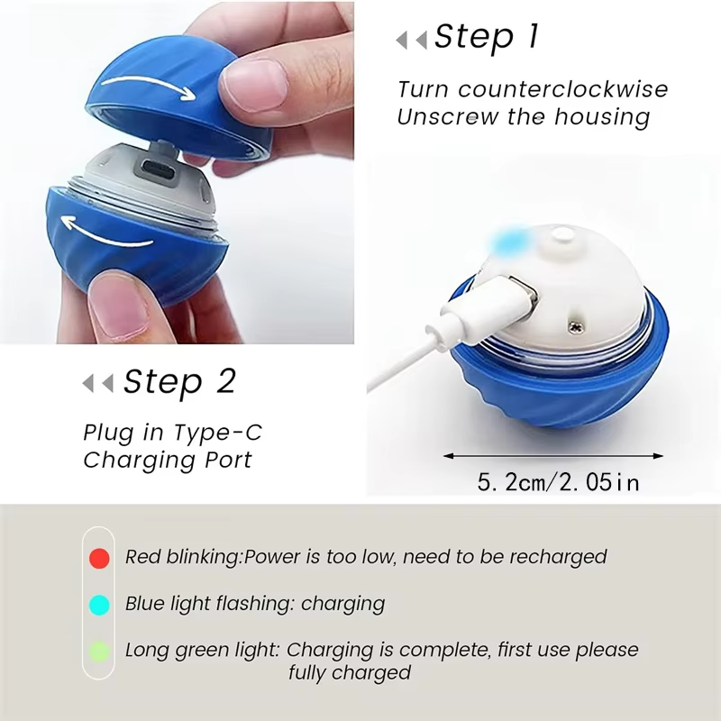 Automatic Interactive Dog Toy  - огляд і ціна Automatic Moving Dog Ball