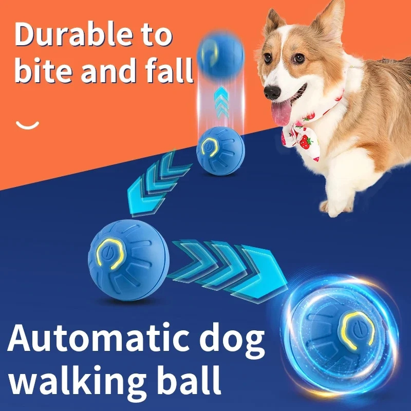 Automatic Interactive Dog Toy  - огляд і ціна Automatic Moving Dog Ball