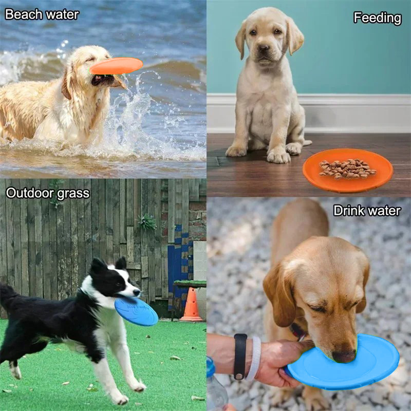 Multicolor Frisbeed Dog Toy 22 - огляд і ціна Flying Disc Dog Training Toy