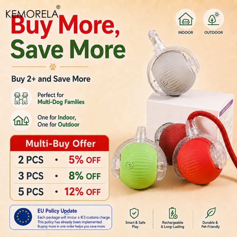 New Dog Interactive Ball Toy A - огляд і ціна Automatic Moving Dog Ball