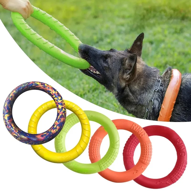 Dog Toys Pet Flying Discs EVA  - огляд і ціна Indestructible Dog Chew Toy