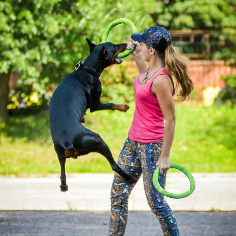 Dog Toys Pet Flying Discs EVA  - огляд і ціна Indestructible Dog Chew Toy