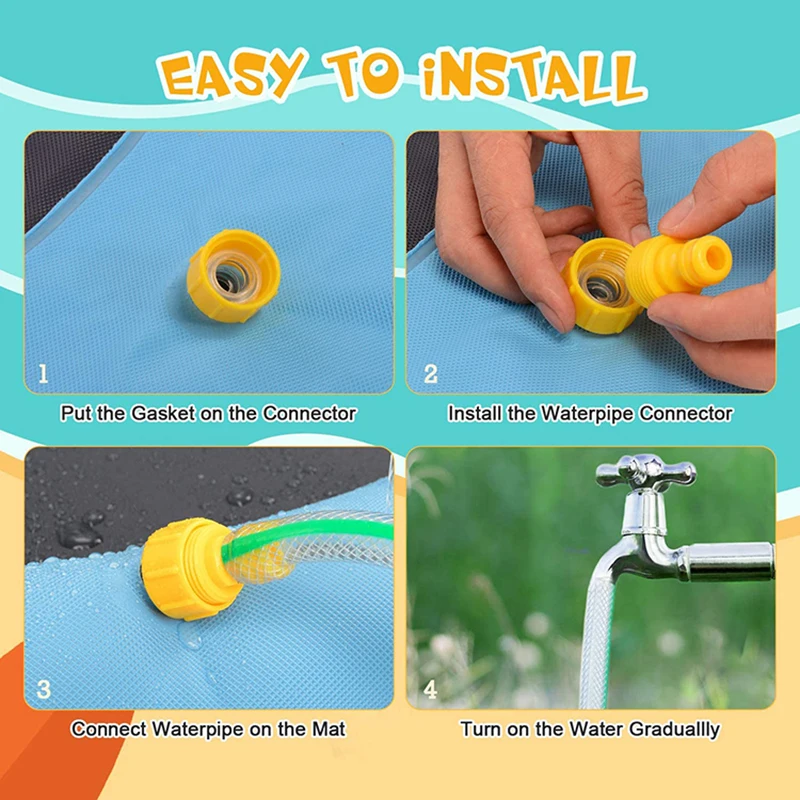 Dog Water Play Mat Splash Pad  - огляд і ціна Dog Toys